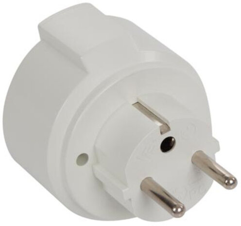 nachtlamp met stopcontact 6,5 x 7,5 cm 3680 W wit