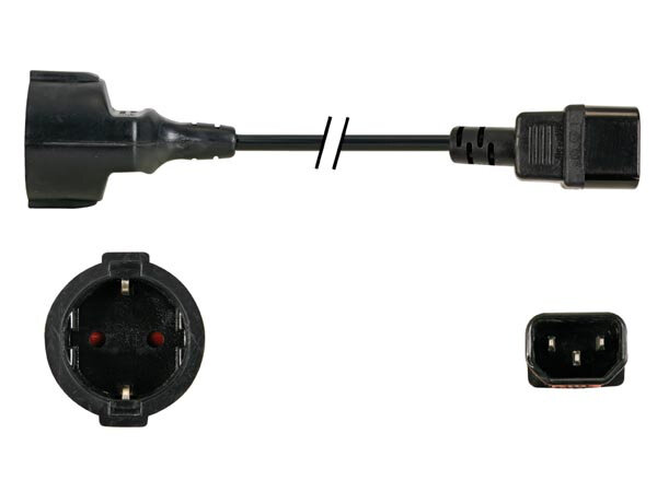 elektriciteitskabel Vdlpc8 1,8 meter zwart