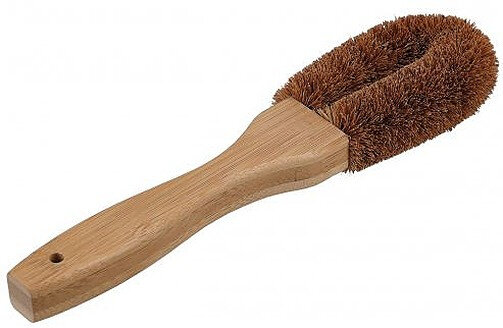 afwasborstel Natural Elements 26 cm bamboe bruin