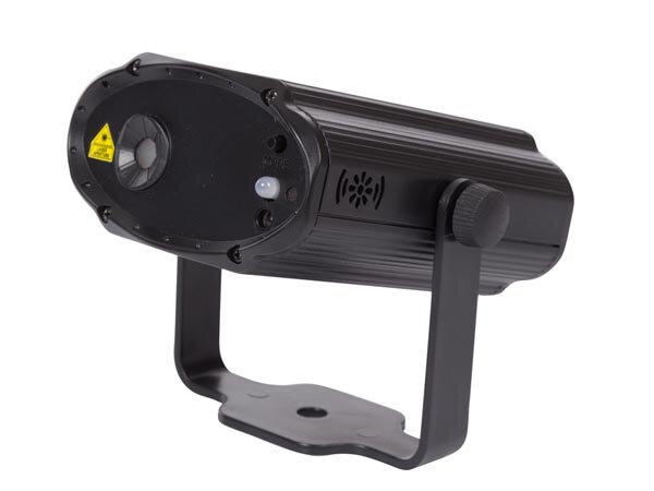 laserprojector 100 mW 11 x 8,5 x 4,5 cm groen/rood
