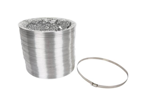 aluminiumbuis 700 x 24 cm zilver