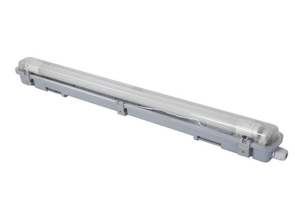 plafondlamp buis T8-led 65,5 cm 9W IP65 glas wit