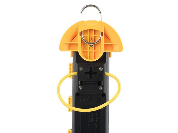 stekkerdoos 4-voudig 250V 3500W penaarde zwart/geel
