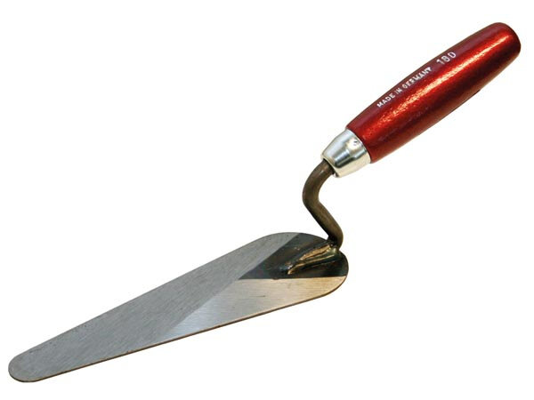 troffel Kattetong 120 x 43 mm RVS rood/zilver