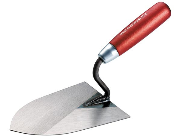 tegeltroffel Belgisch 170 x 120 mm RVS zilver