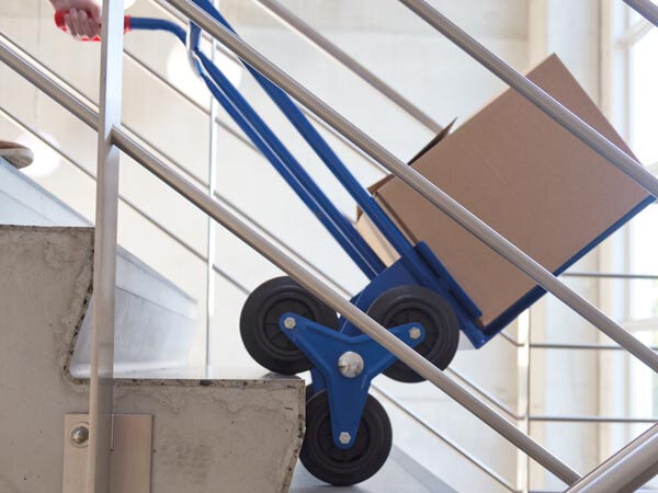 trappensteekwagen 150 kg 110 x 57 cm staal blauw