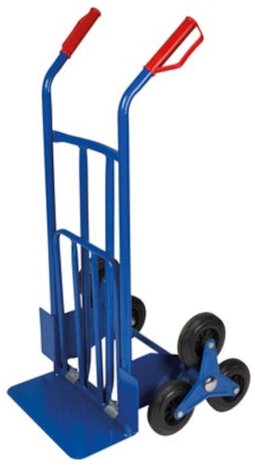 trappensteekwagen 150 kg 110 x 57 cm staal blauw