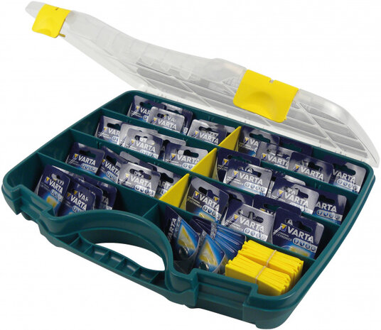 knoopcelbatterijen alkaline/lithium 41-delig