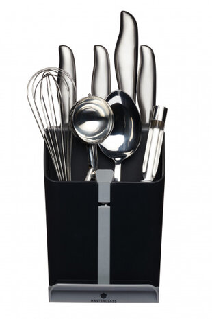bestekhouder Smart Space 15 x 14 x 20,5 cm zwart