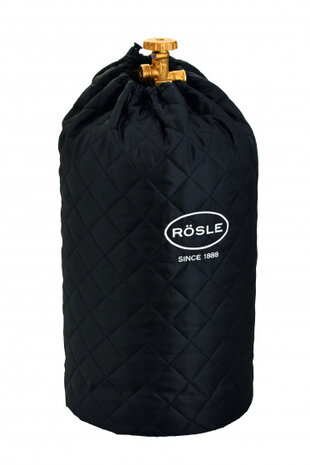 beschermhoes voor gasfles 30 x 20 cm polyester zwart