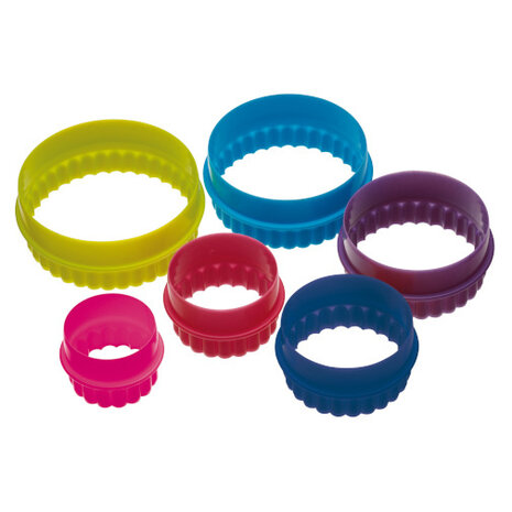 uitstekerset rond 5-10 cm 7-delig
