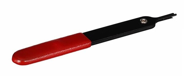pinverwijdertool staal zwart/rood