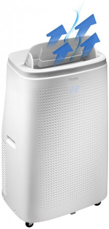 airmobiele airco 55m&sup2; WiFi 4,1 kW 14.000 BTU/h wit