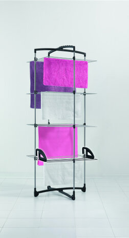 droogrek 4 traps 33 meter 69 x 64 x 171 cm Ldpe zwart