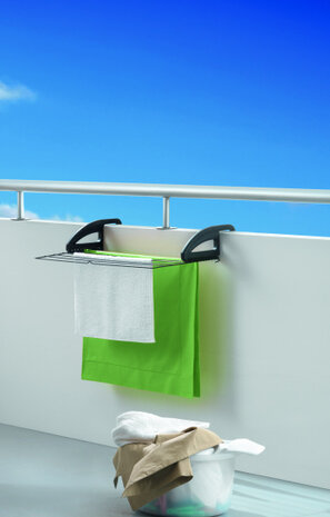 droogrek 4 traps 33 meter 69 x 64 x 171 cm Ldpe zwart
