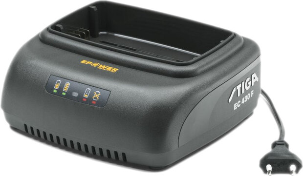 acculader EC 430 F 48V 18,6 x 16,6 x 7,5 mm zwart