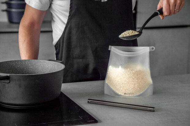 herbruikbaar zakje MasterClass 1500 ml siliconen