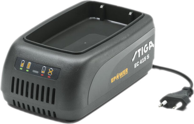 acculader EC 415 S 48V 18,6 x 11,7 x 7,5 cm zwart