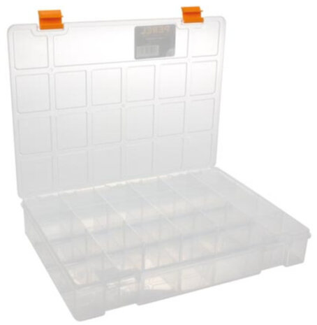 assortimentsdoos 32,4 x 24,7 cm transparant/oranje