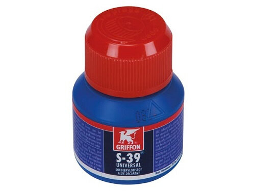 soldeervloeistof Griffon S39 50 ml blauw/rood