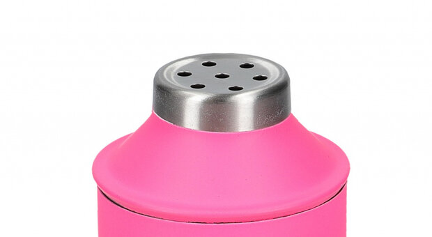 cocktailshaker Mini 300 ml RVS roze
