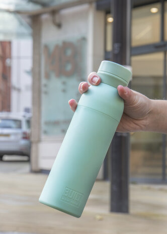 waterfles Built New York 500 ml Pet mintgroen