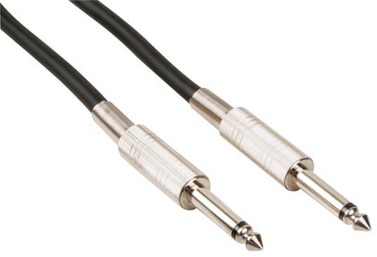 audiokabel jack 6,35 mm mannelijk 3 meter zwart