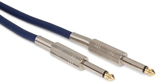 audiokabel jack 6,35 mm mannelijk 10 meter blauw