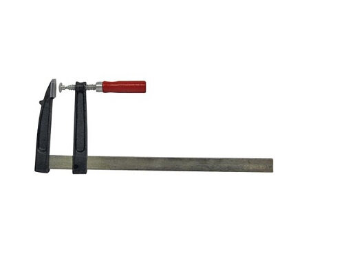 lijmklem 30 x 8 cm staal/hout zilver