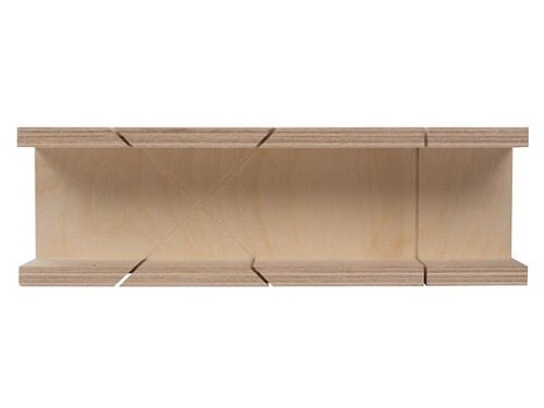 verstekbak 300 x 80 x 95 mm hout naturel