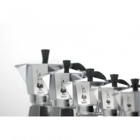 percolator Moka Express 130 ml aluminium zilver