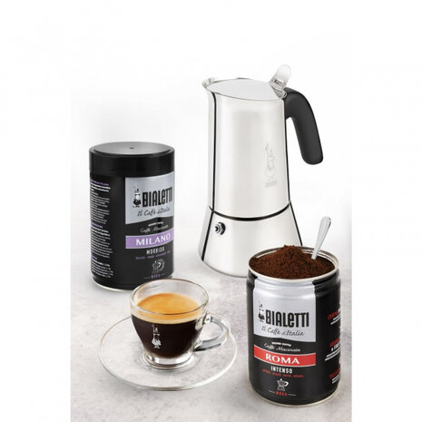 percolator New Venus inductie 280 ml RVS zilver