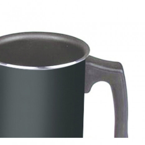 melkopschuimer Tutto Crema 1000 ml aluminium zwart