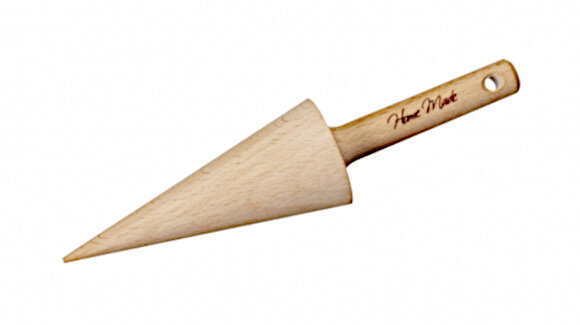 wafelkegelroller 20 x 4 cm hout naturel