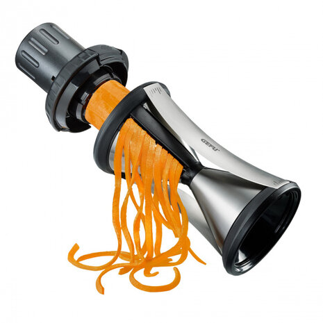spiraalsnijder Spirelli XL 24 x 9 cm RVS zwart/zilver