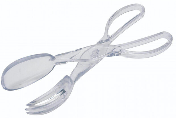 saladetang 29 cm acryl transparant
