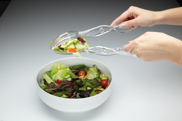 saladetang 29 cm acryl transparant