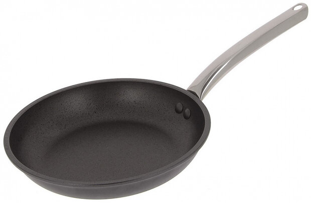 wokpan Choc Extrem 29 cm aluminium zwart