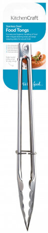 keukentang 40 cm RVS zilver
