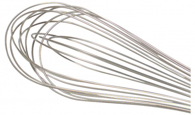 garde 25 cm RVS zilver