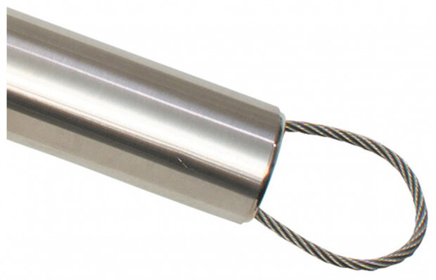 garde 25 cm RVS zilver