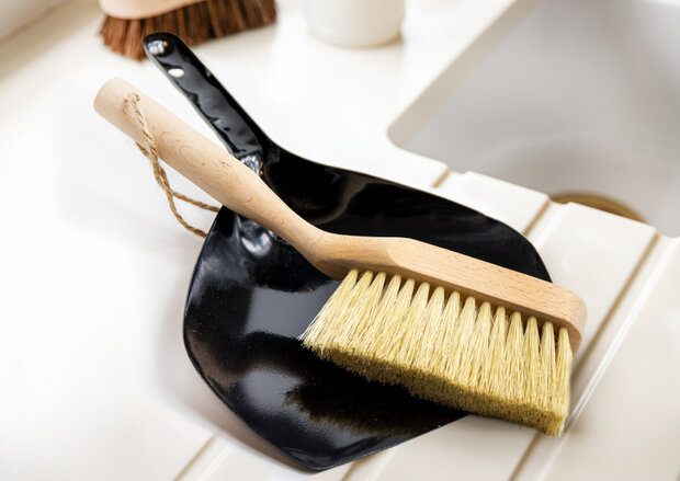 stoffer en blik Natural Elements 33 x 21,5 cm hout