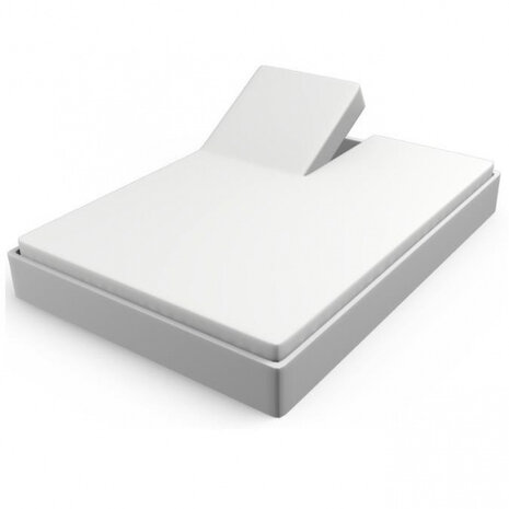 hoeslaken splittopper molton 160 x 220 cm katoen