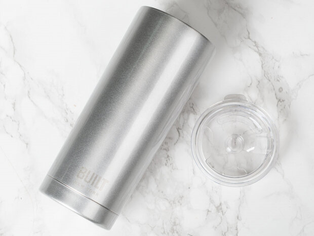 reismok 590 ml RVS zilver