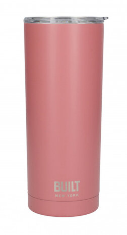 reismok 590 ml RVS 19 cm roze
