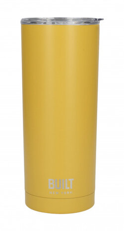 reismok 590 ml RVS 19 cm geel