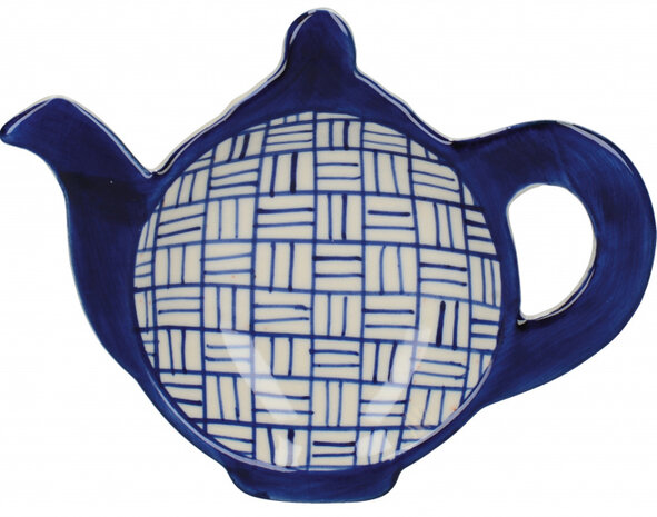 theezakschotel London Pottery 11 cm keramiek blauw