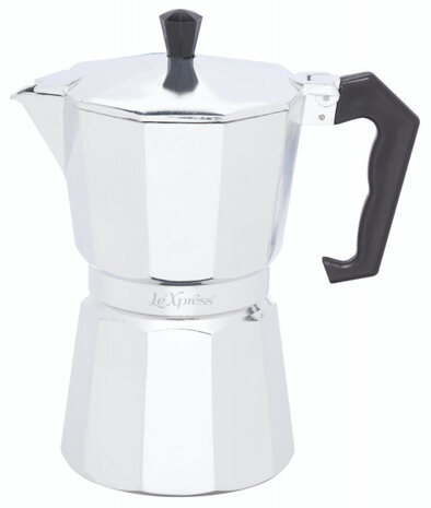 percolator Le&#039;Xpress 290 ml aluminium zilver