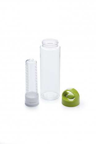 waterfles infuse 18 cm 500 ml groen
