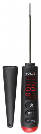 voedselthermometer Taylor 24,5 cm ABS zwart